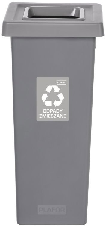 

Igotrend, 719005 Koš na tříděný odpad 53 l, FIT BIN šedo/šedý