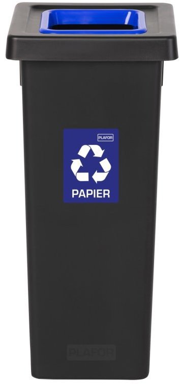 

Igotrend, 720003 Koš na tříděný odpad 53 l, FIT BIN černo/modrý