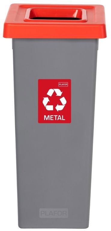 

Igotrend, 723004 Koš na tříděný odpad 75 l, FIT BIN šedo/červený
