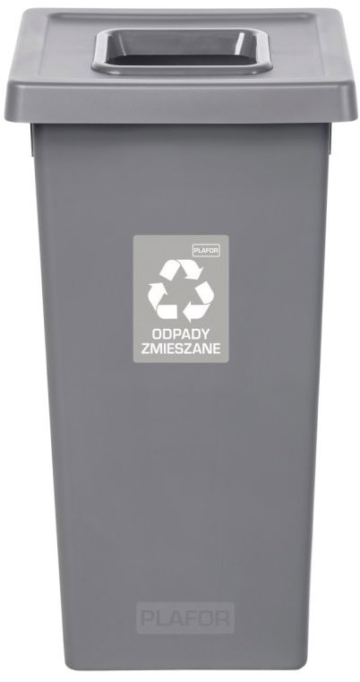 

Igotrend, 723005 Koš na tříděný odpad 75 l, FIT BIN šedo/šedý