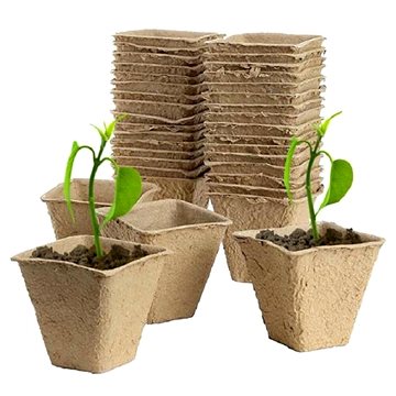 

IGOTREND Květináč rašelinový 6 × 6 × 5 cm, set 72 ks