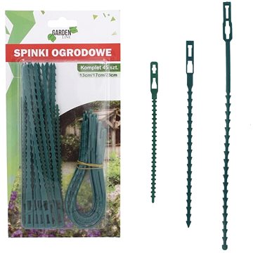 

IGOTREND Sada zahradních vázacích pásek 13 / 17 / 23 cm, 45 ks