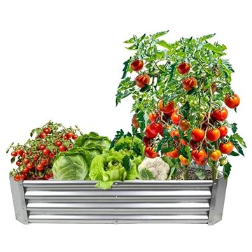 

IGOTREND Záhon vyvýšený plechový, obdélníkový, 120 × 60 × 30 cm