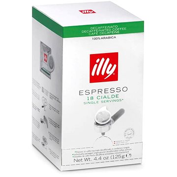 

Porcovaná káva illy 18 dávek bez kofeinu