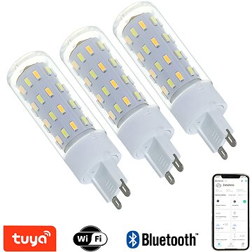 

IMMAX NEO LITE Smart sada 3x žárovka LED G9 4W CCT, stmívatelná, WiFi, TUYA