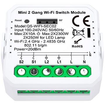 

IMMAX NEO LITE Smart kontroler V7, 2-tlačítkový, WiFi