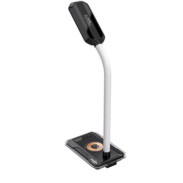 

IMMAX LED stolní lampička GAMER RGB, QI nabíjení , USB výstup černá