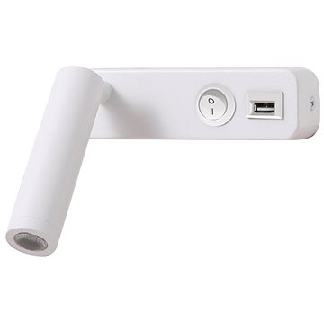 

IMMAX GOAL USB + vypínač, LED, 3W, bílá