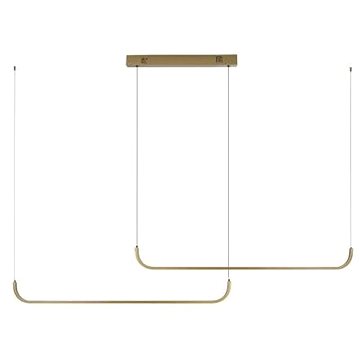 

IMMAX NEO PATTINI Smart závěsné svítidlo 120 cm, 26 W, 1820 lm, zlaté, Zigbee 3.0
