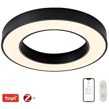 

IMMAX NEO PASTEL SLIM Smart stropní svítidlo 60 x 7 cm, 53 W, černé, Zigbee 3.0
