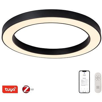 

IMMAX NEO PASTEL SLIM Smart stropní svítidlo 95 x 7 cm, 68 W, černé, Zigbee 3.0