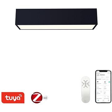 

IMMAX NEO CANTO Smart stropní svítidlo 60 x 15 cm 34 W černé Zigbee 3.0