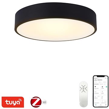 

IMMAX NEO RONDATE SLIM Smart stropní svítidlo 40 x 7 cm 28 W černé Zigbee 3.0