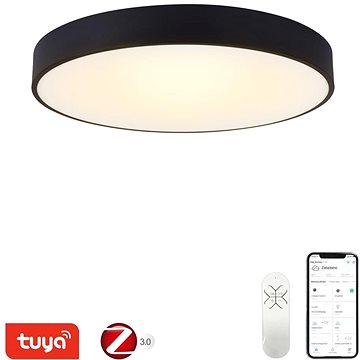 

IMMAX NEO RONDATE SLIM Smart stropní svítidlo 60 x 7 cm 53 W černé Zigbee 3.0