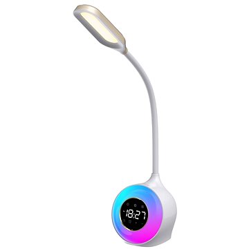 

IMMAX LED stolní lampička FALCON s RGB podsvícením, bílá