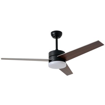 

IMMAX NEO LITE VARIABLE Smart LED s ventilátorem Tuya WiFi, černé/dřevěný dekor