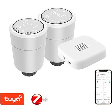 

2x IMMAX NEO Smart Termostatická hlavice Zigbee + Smart NEO BRIDGE PRO v2