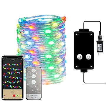 

IMMAX NEO LITE Smart vánoční LED osvětlení - řetěz 16m, RGB, WiFi, TUYA