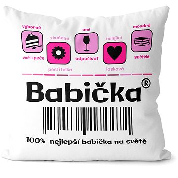 

Impar Polštářek Babička 100%
