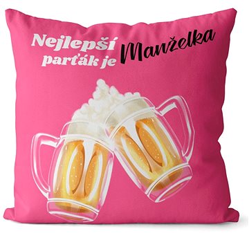 

Impar polštář Nejlepší parťák – manželka