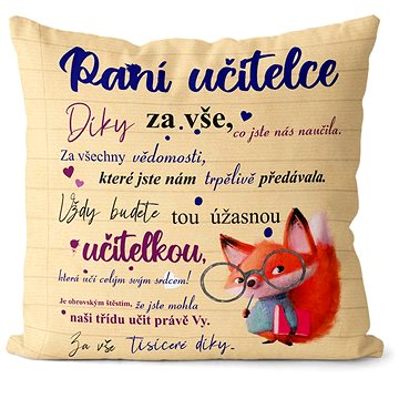 

Impar polštář Paní učitelce