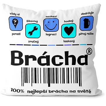 

Impar Polštářek Brácha 100%