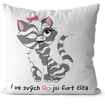 

Impar polštář Jsi číča věk 90
