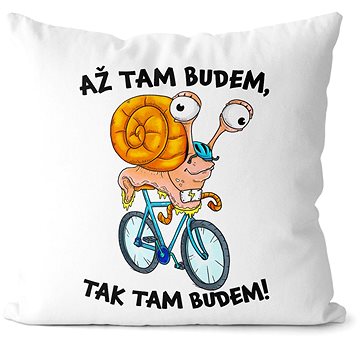 

Impar Polštářek Šnek na kole
