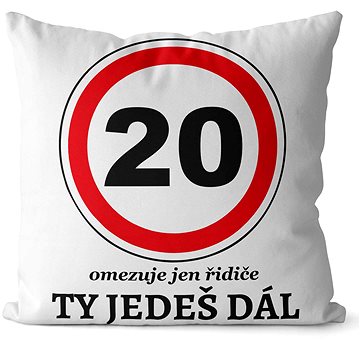 

Impar polštář Ty jedeš dál věk 20