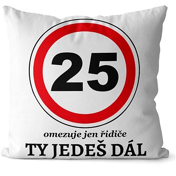 

Impar polštář Ty jedeš dál věk 25