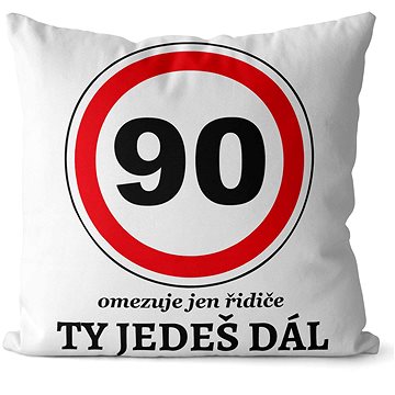 

Impar polštář Ty jedeš dál věk 90