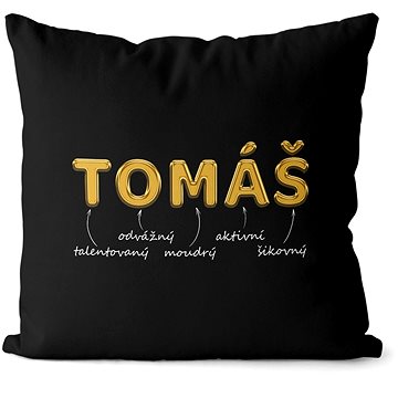 

Impar polštář zlatý muž. jméno Tomáš