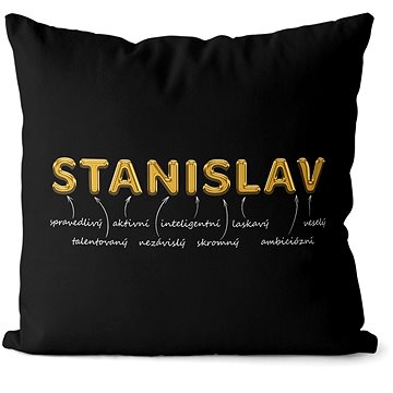 

Impar polštář zlatý muž. jméno Stanislav