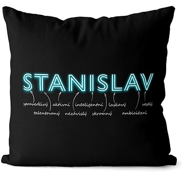 

Impar polštář neonový muž. jméno Stanislav
