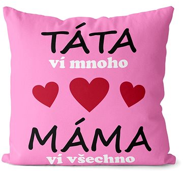 

Impar Polštářek Máma ví všechno