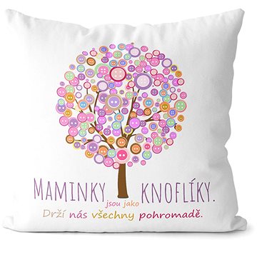 

Impar Polštářek Maminky jsou jako knoflíky