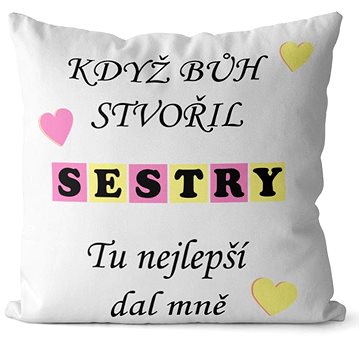 

Impar Polštář Když bůh stvořil sestry