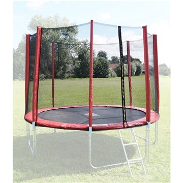 

GoodJump Ochranná síť na trampolínu 366 cm - PVC - na 8 trubek- červená
