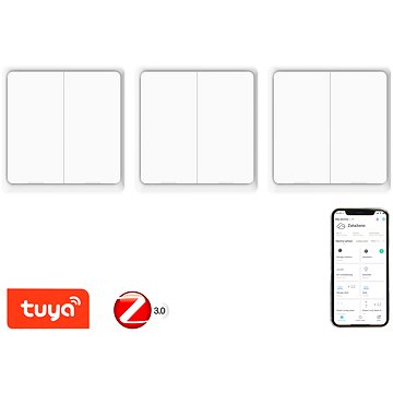 

IMMAX NEO Smart sada 3x vypínač 2-tlačítkový Zigbee 3.0