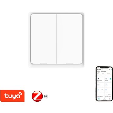 

IMMAX NEO Smart vypínač 2-tlačítkový Zigbee 3.0