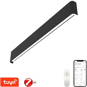 

IMMAX NEO LÍNEA Smart nástěnné svítidlo 76cm 40W černé Zigbee 3.0