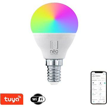 

IMMAX NEO LITE Smart žárovka LED E14 6W RGB+CCT barevná a bílá, stmívatelná, WiFi, P45