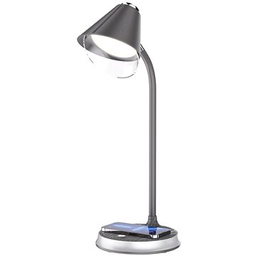 

IMMAX LED Finch s Qi nabíjením šedá se stříbrnými prvky