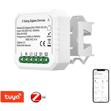

IMMAX NEO Smart kontroler stmívatelný V5 2-tlačítkový Zigbee 3.0