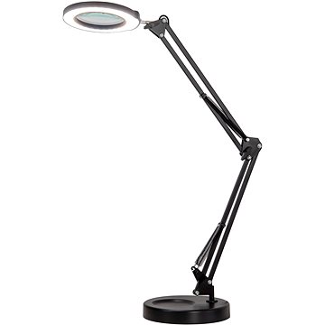 

IMMAX LED stmívatelná stolní lampička s lupou ZOOM 12W/5V černá