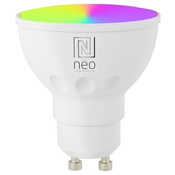 

IMMAX NEO Smart žárovka LED GU10 4,8W RGB+CCT barevná a bílá, stmívatelná, Zigbee
