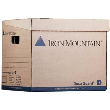 

Iron Mountain Box D, 36 × 31 × 32 cm, hnědo-modrá