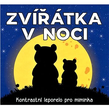 

Zvířátka v noci kontrastní leporelo