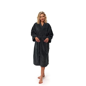 

Interkontakt Dámský župan kimono Cool Gray M