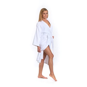 

Interkontakt Dámský župan model KIMONO 01 White Velikost županu S